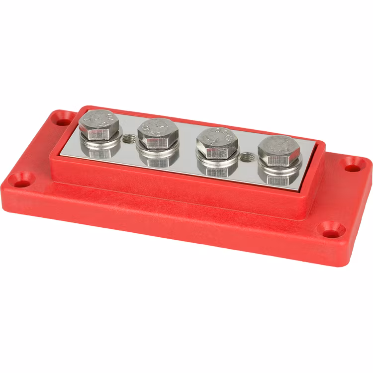 E0303 Kopplingsplint 4x50 mm² röd Skyllermarks