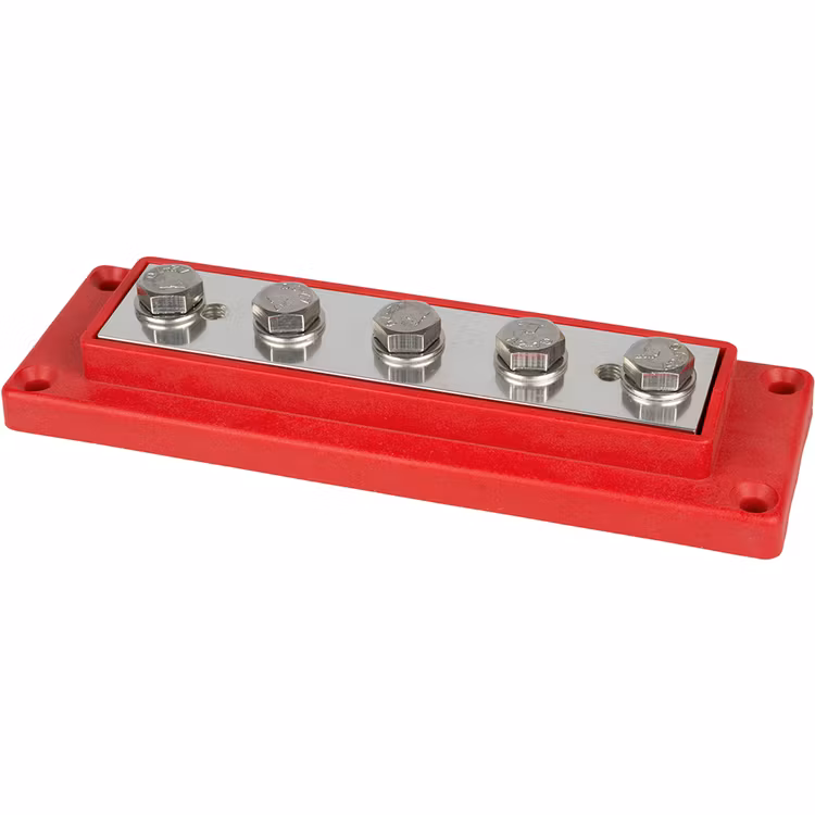 E0316 Kopplingsplint 5x95 mm² röd Skyllermarks