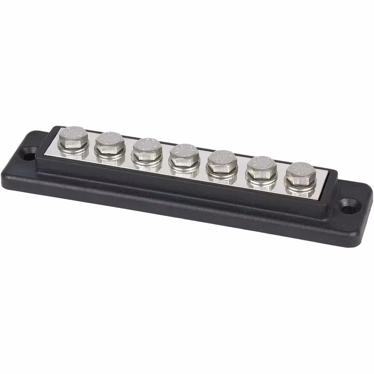 E0330 Kopplingsplint 7x6 mm² svart Skyllermarks