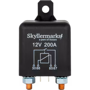 Skiljerelä 200A/12V