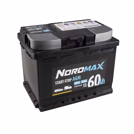 Nordmax AGM 12V 60Ah 680A
