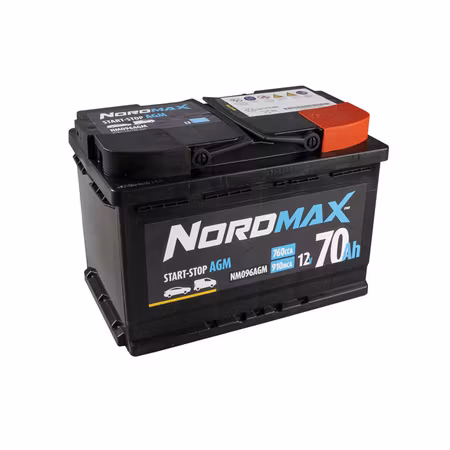 Nordmax AGM 12V 70Ah 760A