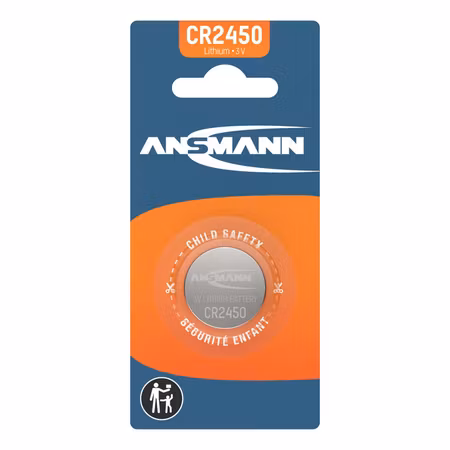 Ansmann CR2450 litium knappcell – 1‑pack