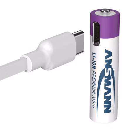 Ansmann Litium AAA Laddningsbara USB-C 4-pack