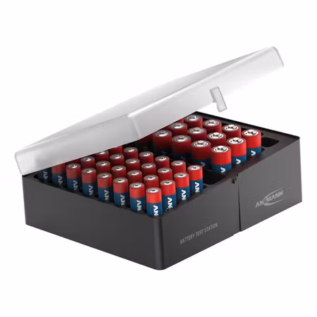 ANSMANN Red Line Alkaline batteriset AA & AAA – 52‑pack med förvaringsbox