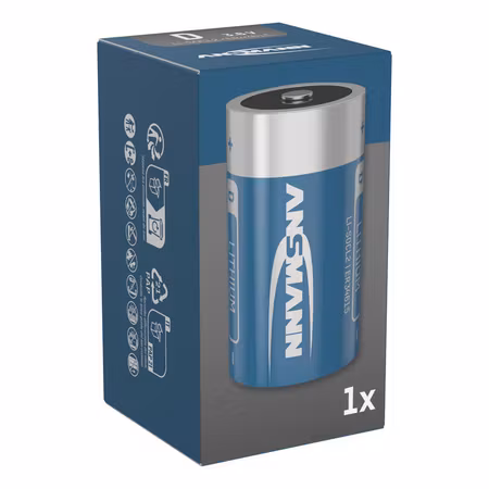 Ansmann litiumbatteri ER34615 – 1‑pack