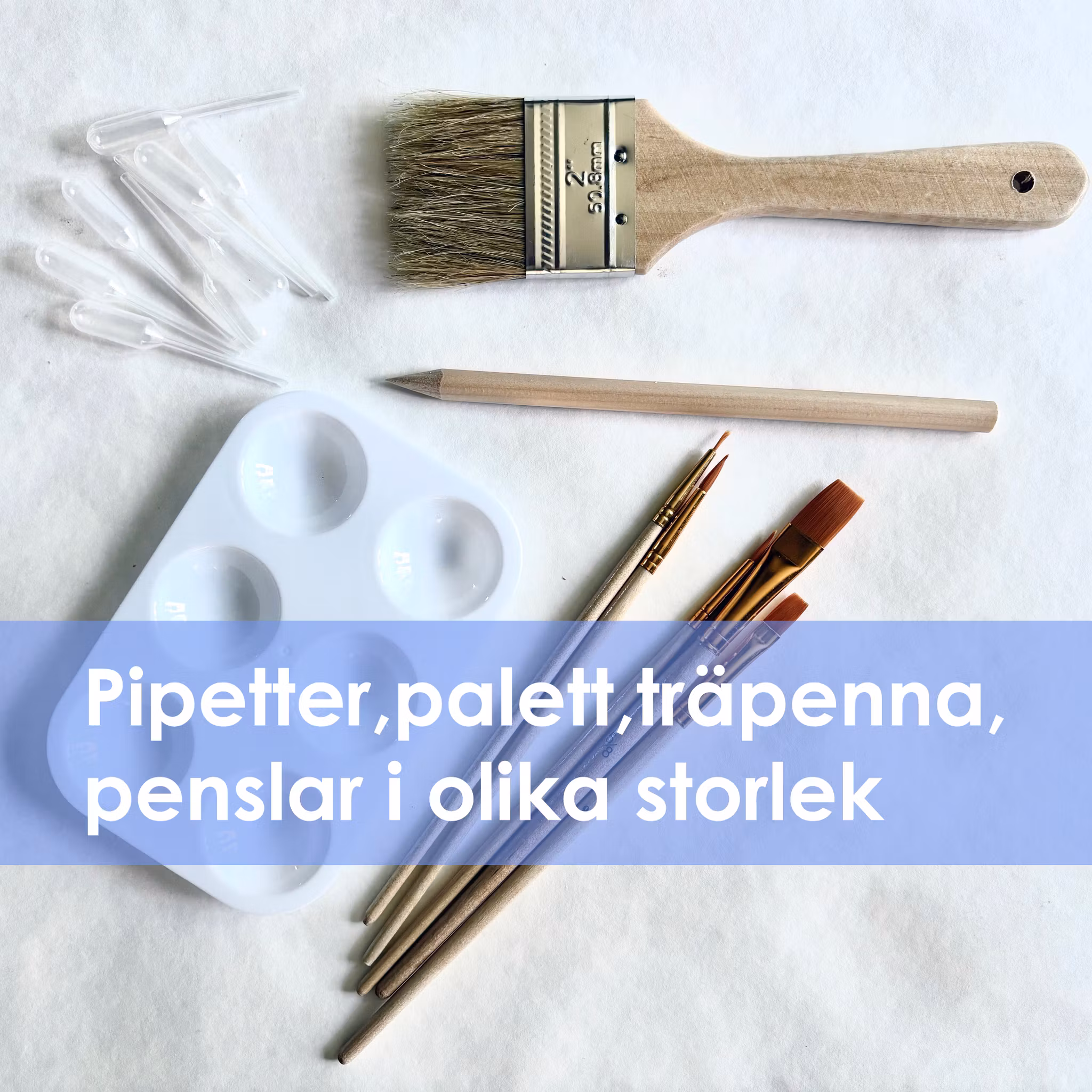 Färgstarkt tusch-kit!