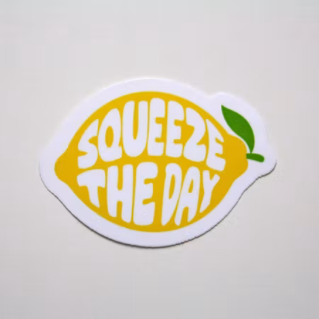 Klistermärke - Squeeze the day