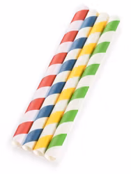 Papperssugrör 12x220mm, 138st