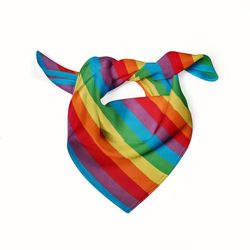 Regnbuestripet bandana