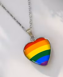 Hjertefomet halskjede