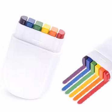 Regnbue ansikts‑ og kroppsmaling