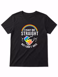 T-skjorte – “I May Be Straight But I Don’t Hate”