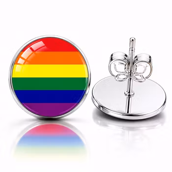 Pride øredobber – Regnbue