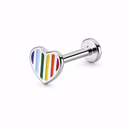 Fargerik piercingstav – 8 mm