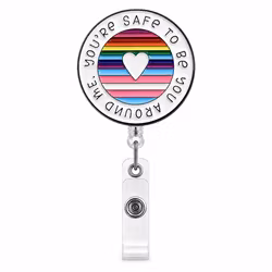 Uttrekkbar kortholder – You’re Safe to Be You Around Me