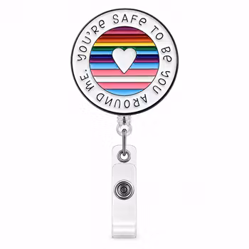 Uttrekkbar kortholder – You’re Safe to Be You Around Me