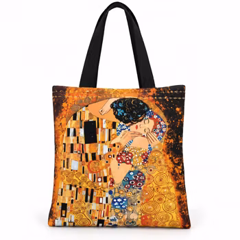 Handlenett med kunstmotiv