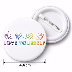 Love Yourself – button