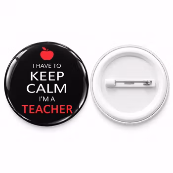 Keep Calm – Teacher-button