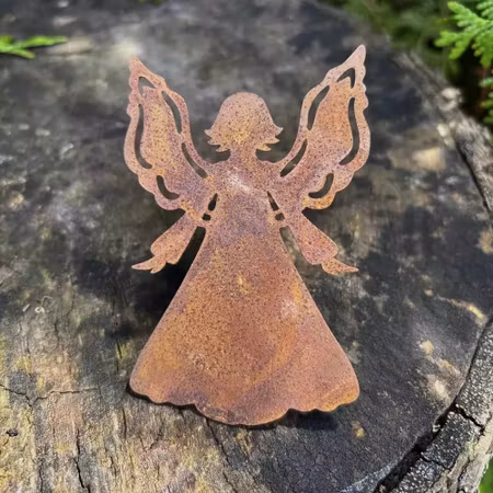 Ängel på pin gravdekoration eller dekoration