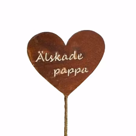 Älskade pappa gravdekoration hjärta