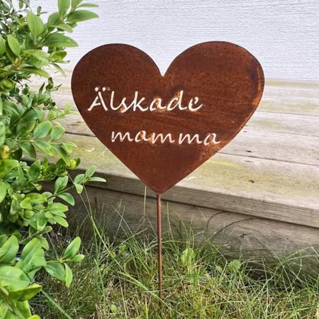 Älskade mamma gravdekoration hjärta