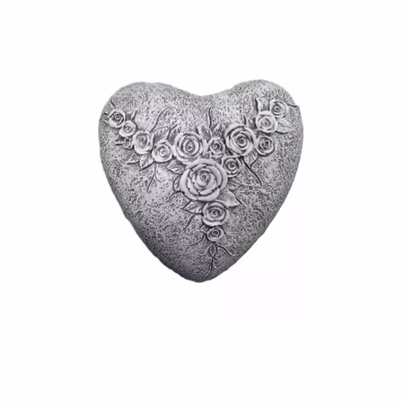 Hjärta med rosor gravdekoration eller dekoration