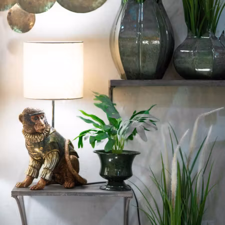 Herr Nilsson bordslampa apa utan lampskärm