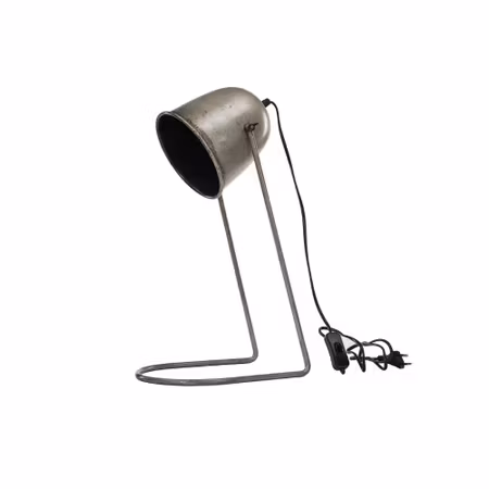 Clip bordslampa metall cloudy/rusty