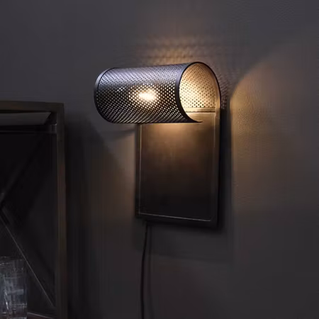 Flinck vägglampa industriell metall