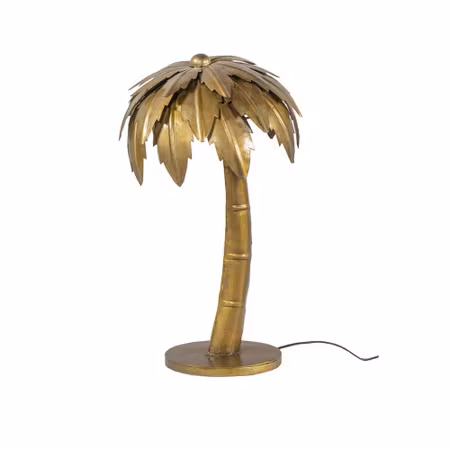 Palm bordslampa metall