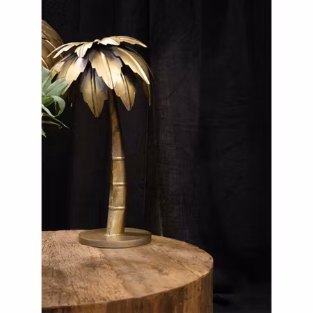 Palm bordslampa metall