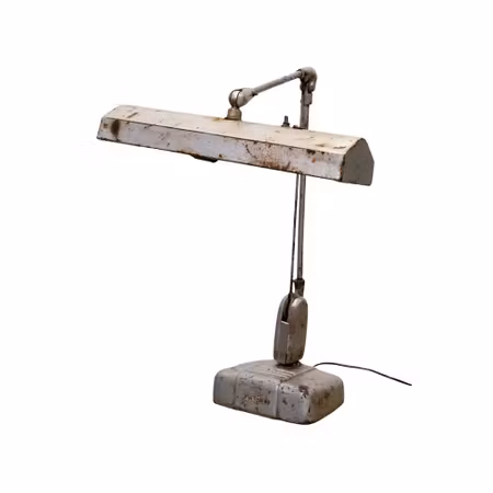 Industriell skrivbordslampa metall