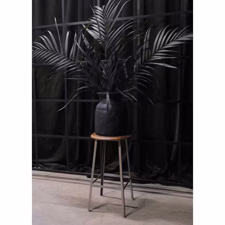 Holly hög pall grå med träsits