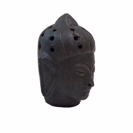 Buddha dekoration svart lera