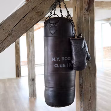 N.Y vintage boxningssäck svart
