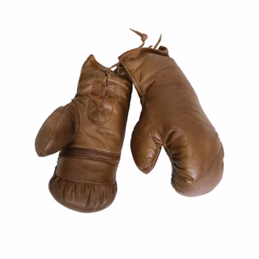 Rick vintage boxningshandskar brun