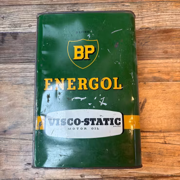 BP vintage oljedunk grön