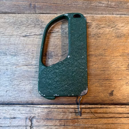 Sandströms vintage fiskvåg i grön metall