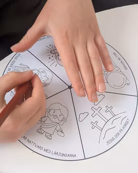 Påskpyssel - Påskhjul