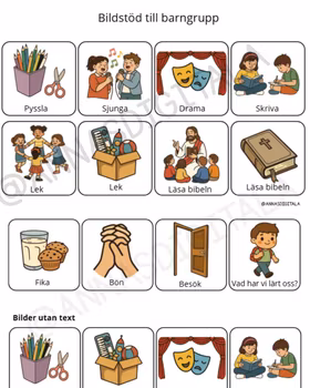 Bildstöd till barngrupp