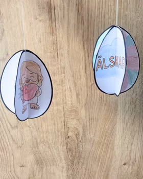 Påskägg - Jesus älskar dig