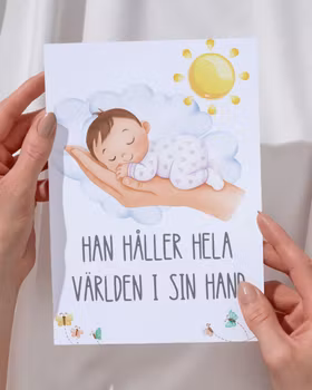 Kort "Minne från barnvälsignselsen"