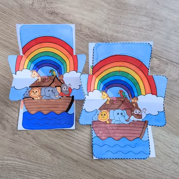 Noas ark vikbart kort