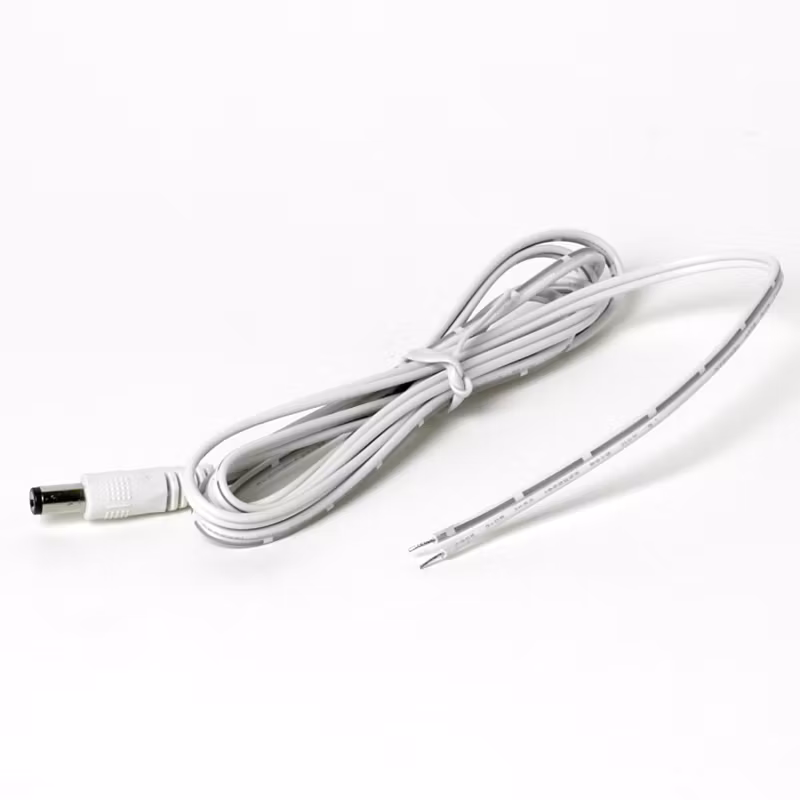 DC-kontakt Hona med kabel 1,5m vit