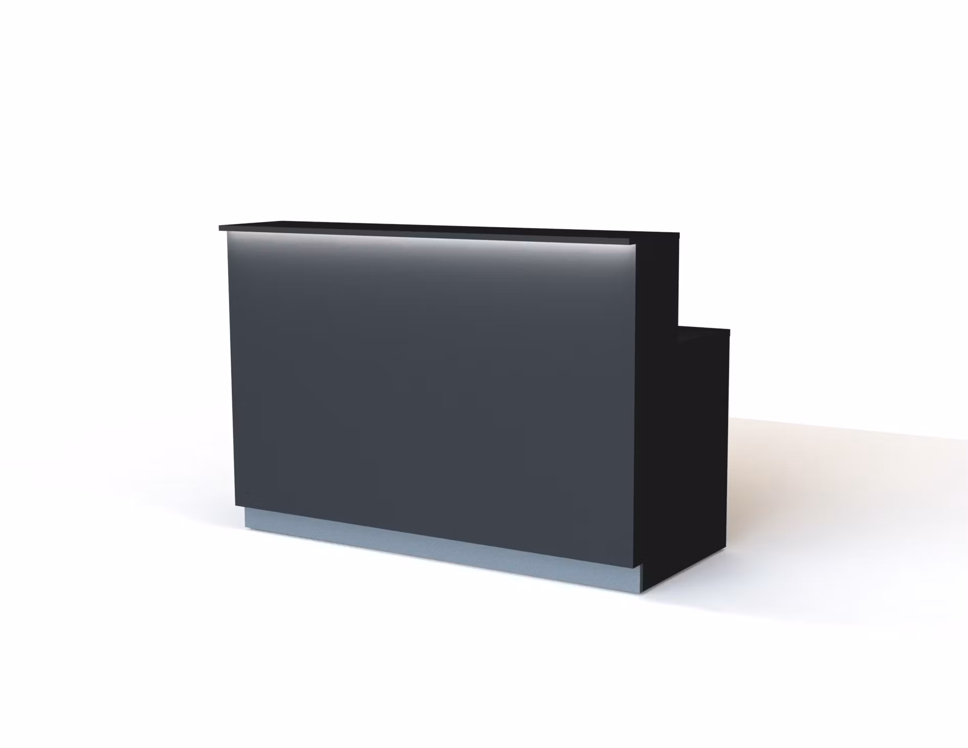 Kassadisk Skrivbord - 40 cm - hurts - förhöjd front