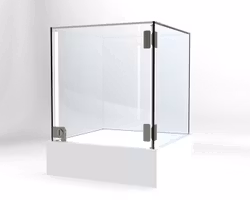 Glasvitrin BAS 40*40*52 cm Glastopp.