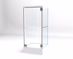 Glasvitrin BAS 40*40*92 cm med 3 cm topp