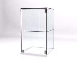 Glasvitrin Billy 50*50*82 cm Glastopp.